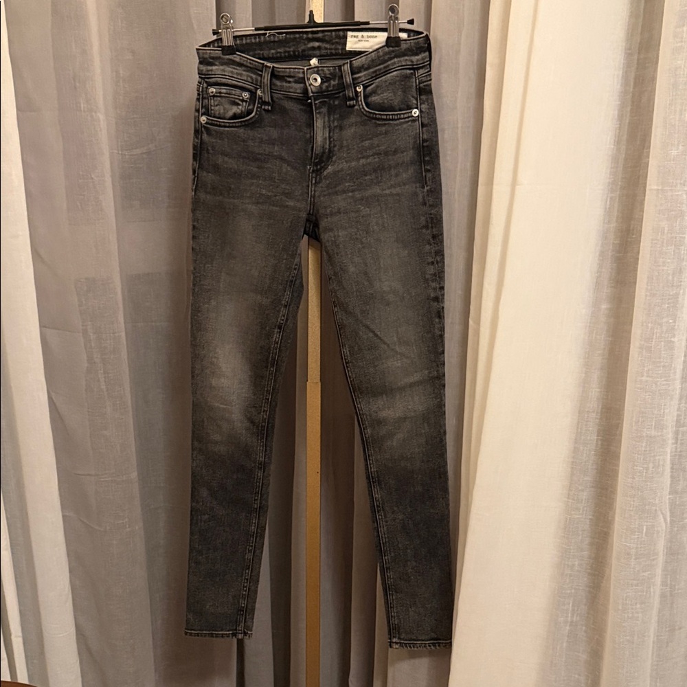 rag & bone Charcoal Skinny Jeans